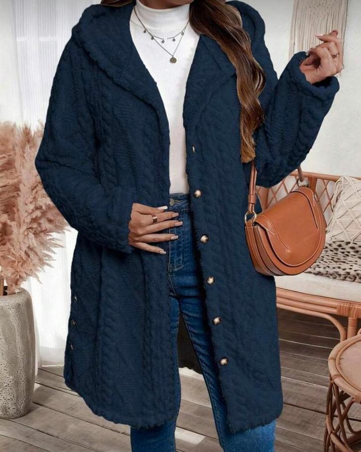 Vest Dana Blauw (44 tm 52), Kleding | Dames, Grote Maten, Nieuw, Trui of Vest, Blauw, Verzenden