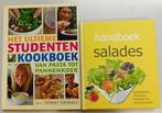 Te Koop: Kookboeken, salades en een studenten kookboek., Hoofdgerechten, Gezond koken, Ophalen of Verzenden, Zo goed als nieuw