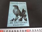 sticker stramproy vogelvereniging de geelgors (blauw), Ophalen, Zo goed als nieuw