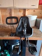 Bobike fietszitje met windscherm en stuur bevestiging., Fietsen en Brommers, Fietsaccessoires | Fietsstoeltjes, Ophalen, Gebruikt