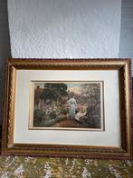 Groot schilderij (druk) john yeend king, Antiek en Kunst, Kunst | Schilderijen | Klassiek, Ophalen