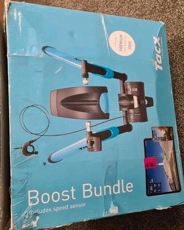 Garmin tacx boost bundle met snelheidssensor beschikbaar voor biedingen