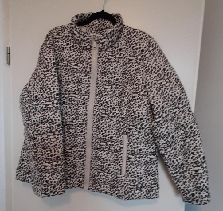 Dames winterjas panterprint, Kleding | Dames, Jassen | Winter, Nieuw, Maat 46/48 (XL) of groter, Beige, Ophalen of Verzenden