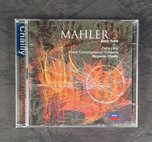 Mahler: 3e symfonie. Concertgebouw Orkest/Chailly., Cd's en Dvd's, Cd's | Klassiek, Zo goed als nieuw, Orkest of Ballet, Romantiek