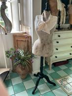 Antieke  wespentaille paspop, Antiek en Kunst, Curiosa en Brocante, Ophalen