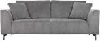 Zuiver Bank Sofa Dragon 3-seater Rib Cool Grijs z.g.a.n., Huis en Inrichting, Ophalen, Driepersoons, 75 tot 100 cm, Zo goed als nieuw