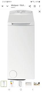 Wasmachine whirlpool TDLR 65230L BE bovenlader, Witgoed en Apparatuur, Wasmachines, Ophalen, Zo goed als nieuw, 85 tot 90 cm, 1200 tot 1600 toeren