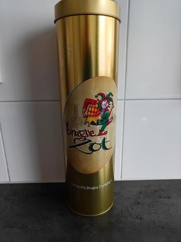 Leeg Blik Brugse Zot ( 1 blik zegt meer dan genoeg 😉  ) beschikbaar voor biedingen