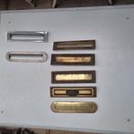 brievenbus koper en chroom aluminium 30,31,32 cm, Ophalen, Gebruikt, Koper of Messing