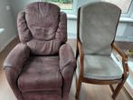 Relaxfauteuil en relaxstoel, Huis en Inrichting, Fauteuils, Ophalen, Gebruikt, 75 tot 100 cm, 50 tot 75 cm