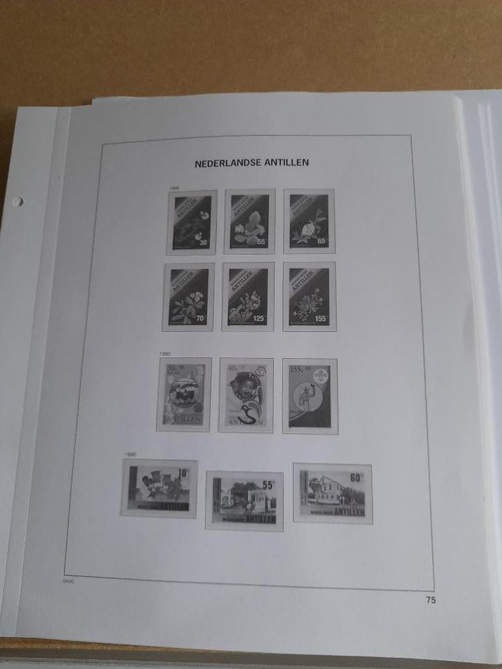 Postzegel-bladen DAVO LX Nederlandse Antillen, Postzegels en Munten, Postzegels | Toebehoren, Verzamelalbum, Ophalen of Verzenden