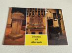 C2069) Almkerk interieur kerk doopvont preekstoel orgel, Verzamelen, Ophalen of Verzenden