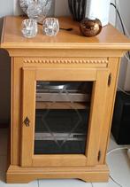 Stereomeubel blank eiken, Huis en Inrichting, Ophalen, Zo goed als nieuw, 25 tot 50 cm, Minder dan 100 cm