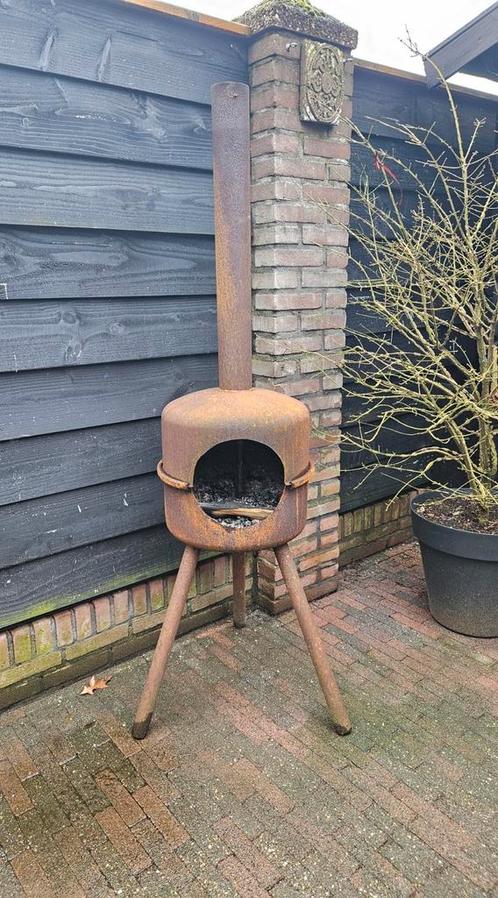 Sfeervolle Terraskachel/ tuinkachel, Tuin en Terras, Tuinhaarden, Gebruikt, Ophalen