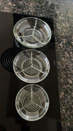 Drie Libra drievakschalen Floris Meydam Leerdam, Ophalen of Verzenden