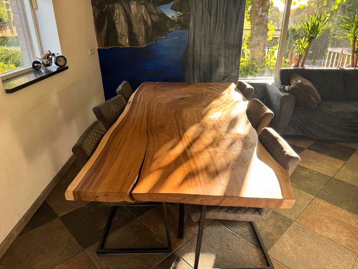 Tree Top Table 252x119cm TAFEL, Huis en Inrichting, Tafels | Eettafels, Zo goed als nieuw, 100 tot 150 cm, 200 cm of meer, Vijf personen of meer