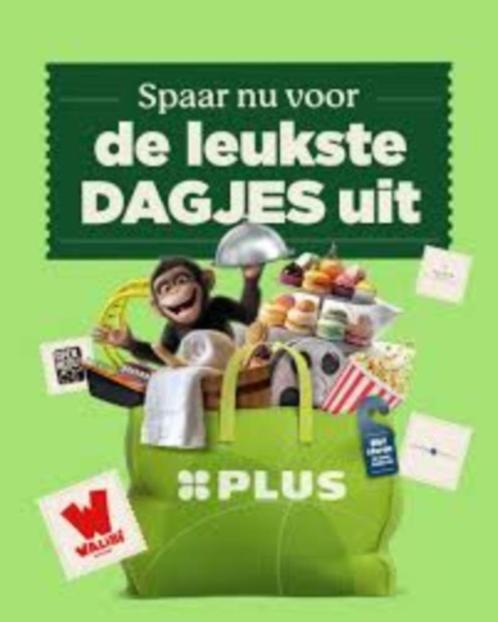 Dagje uit met korting PLus, Verzamelen, Supermarktacties, Plus, Ophalen of Verzenden