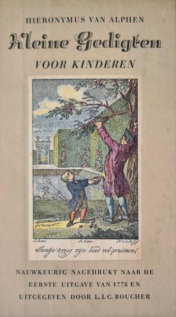 Kleine gedigten voor kinderen door Hieronymus van Alphen  beschikbaar voor biedingen