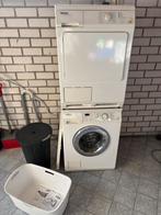Miele Wasmachine & Droger + 2 wasmanden, Ophalen, 1200 tot 1600 toeren, Gebruikt, Voorlader