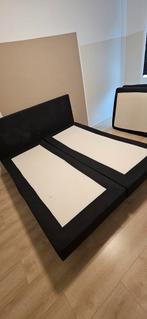 MOET NU WEG!!!!! ElEKTRISCHE BED 180x200, Huis en Inrichting, Slaapkamer | Bedden, Ophalen, Gebruikt, Zwart, Tweepersoons