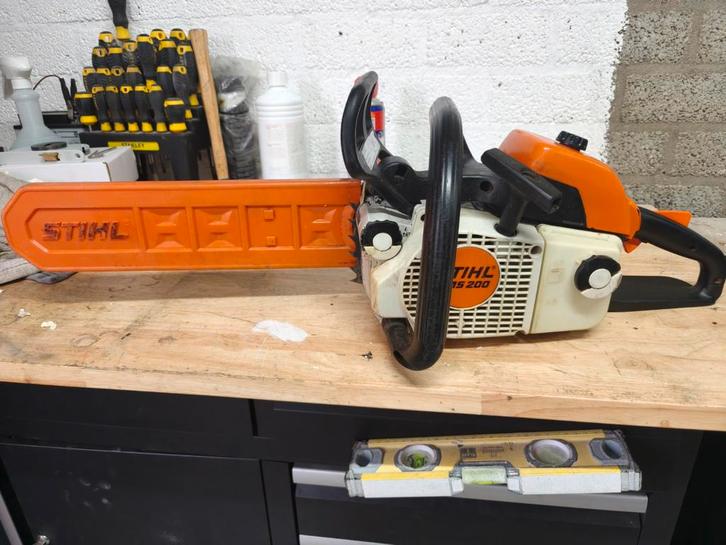 Stihl MS200 Professionele Kettingzaag, Tuin en Terras, Hand-tuingereedschap, Gebruikt, Overige soorten, Ophalen