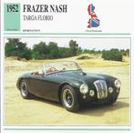 Ma936 autokaart frazer nash targa florio ( 1952, Ophalen of Verzenden, Zo goed als nieuw, Auto's