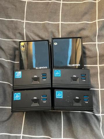 6x Gigabyte brix GB-bace-3150 4gb ram 500gb opslag beschikbaar voor biedingen