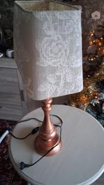 Staande schemerlamp  rood koper 80cmhoog, Ophalen of Verzenden, Zo goed als nieuw, 75 cm of meer