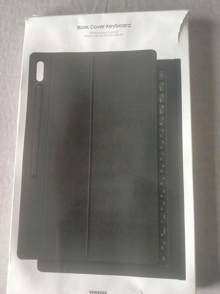 Samsung galaxy S8 ultra  BookCover toetsenbord hoes, Computers en Software, Toetsenborden, Nieuw, Qwerty, Draadloos, Opvouwbaar