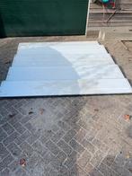 Geïsoleerde Overhead Garagedeur - Handbediend, Doe-het-zelf en Verbouw, Ophalen, Gebruikt, Garagedeur, Metaal