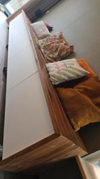 Opbergbank met wieltjes en Ikea deurtjes, Antiek en Kunst, Ophalen