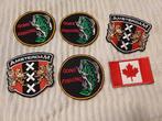 Diverse Emblemen - Amsterdam, Canada, Vissen, Ophalen of Verzenden, Zo goed als nieuw
