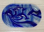 Art Glass van Jan R. Mitchell ovale serveerschaal, Ophalen of Verzenden