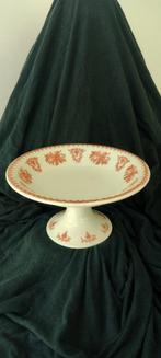 Petrus Regout schaal op voet, decor Sika, Antiek en Kunst, Antiek | Servies los, Ophalen of Verzenden