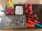 Diverse gispfiguren incl gips en houder, Ophalen, Gebruikt