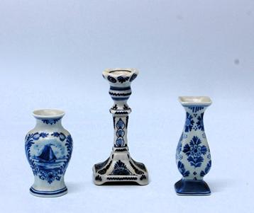 3 x Delfs Blauw beschikbaar voor biedingen