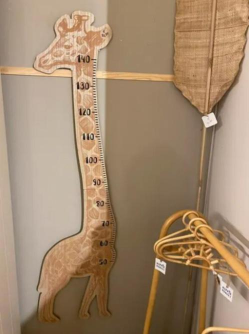 Houten meetlat Giraf, Kinderen en Baby's, Kinderkamer | Inrichting en Decoratie, Nieuw, Wanddecoratie, Ophalen of Verzenden