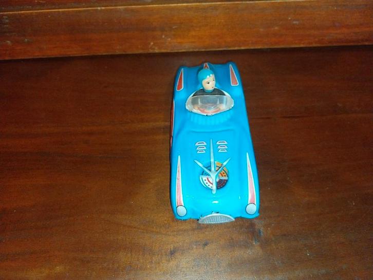 Vintage Japanse streamliner racewagen #5 – ca. 1:23 schaal, Hobby en Vrije tijd, Modelauto's | Overige schalen, Gebruikt, Ophalen
