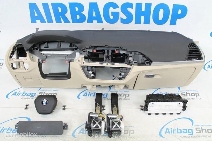 Airbag set - Dashboard zwart/beige BMW X4 G02 (2018-heden), Auto-onderdelen, Dashboard en Schakelaars, Gebruikt, Ophalen of Verzenden