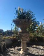 Grote antieke Brocante Betonnen XXL Vaas Fontaine, Ophalen of Verzenden, Gebruikt