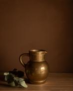 Antieke Bronzen Kan – 16x15 cm, Ophalen of Verzenden, Brons