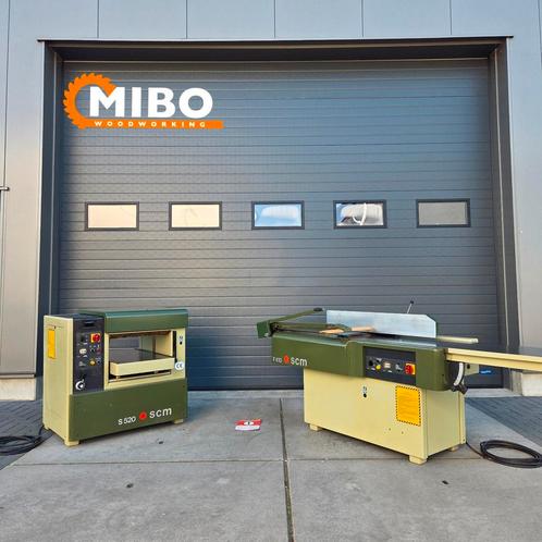 SCM vandiktebank 520 + vlakbank scm Tersa ** set, Doe-het-zelf en Verbouw, Schaafmachines, Zo goed als nieuw, Ophalen of Verzenden