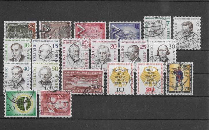 Berlijn, jaargang 1957, gestempeld, kompleet., Postzegels en Munten, Postzegels | Europa | Duitsland, Gestempeld, Overige periodes