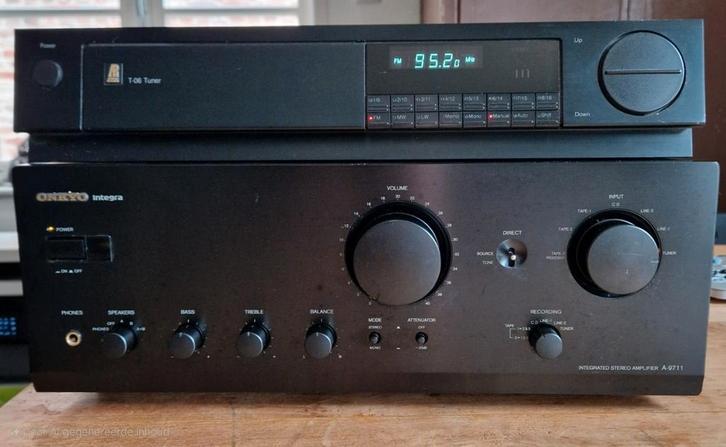Onkyo Integra A-9711 + Acoustic Research T-06, Audio, Tv en Foto, Versterkers en Receivers, Gebruikt, Onkyo, Ophalen