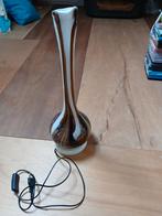 Vintage Lampvoet met Glazen Vaas, Ophalen of Verzenden