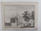 493 / het huis te Heukelum - Heukelom, Antiek en Kunst, Kunst | Etsen en Gravures, Ophalen of Verzenden