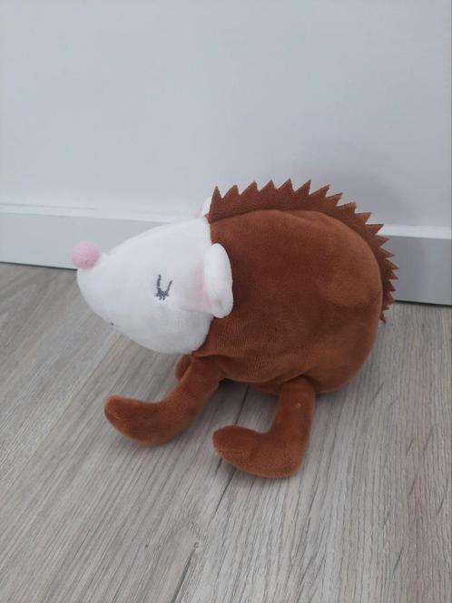 Knuffel Hema egel bruin K7434, Kinderen en Baby's, Speelgoed | Knuffels en Pluche, Zo goed als nieuw, Beer, Ophalen of Verzenden