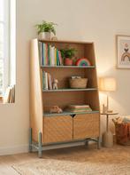 La Redoute Boekenkast 'Waldo' – Eiken & Visgraat, Ophalen, Eikenhout, 50 tot 100 cm, Zo goed als nieuw