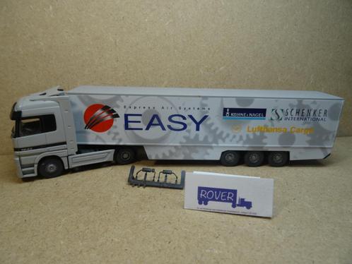 WIKING 1:87, NB ACTROS "SCHENKER-LUFTHANSA", Zie Foto`s, Hobby en Vrije tijd, Modelauto's | 1:87, Zo goed als nieuw, Bus of Vrachtwagen