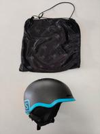 Salomon kinderskihelm zwart/blauw maat M (53-56 cm), Gebruikt, Overige typen, Skiën, Minder dan 100 cm